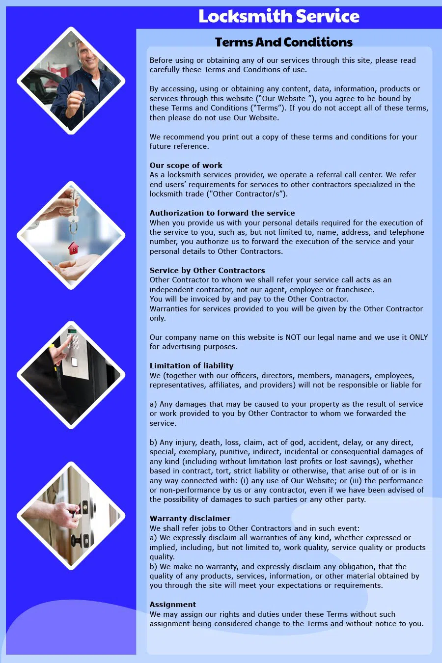 Express Locksmith Store Fort Lauderdale, FL 954-283-5717 - TermsAndCondition-15
